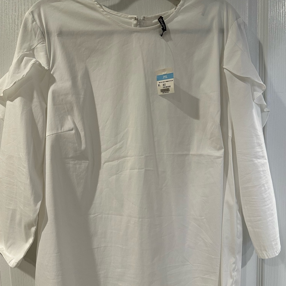 J.McLaughlin Baylee White shirt XL